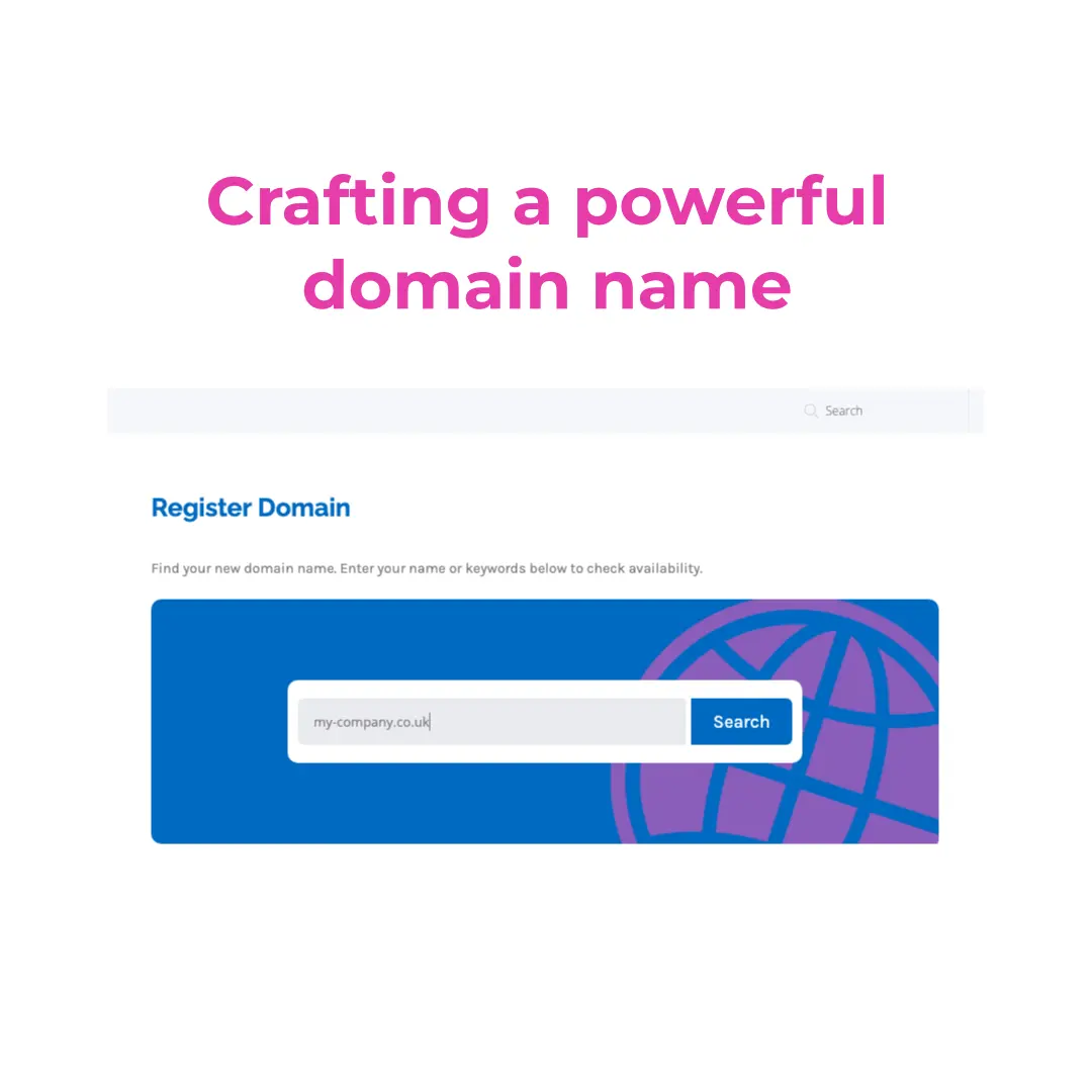 crafting domain name